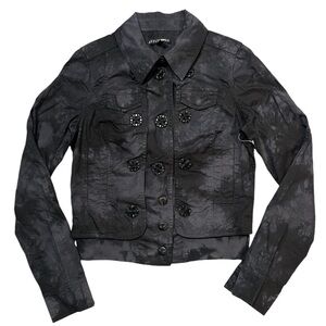 NWOT Affliction Fitted Acid Dye Jacket
